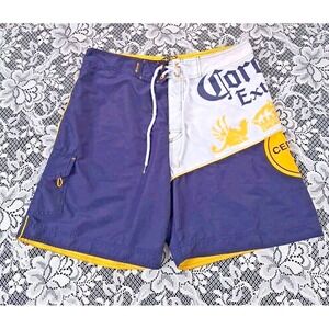 Corona Extra Board Shorts Men's Size Large Swim Trunks  Surf Shorts Unlined